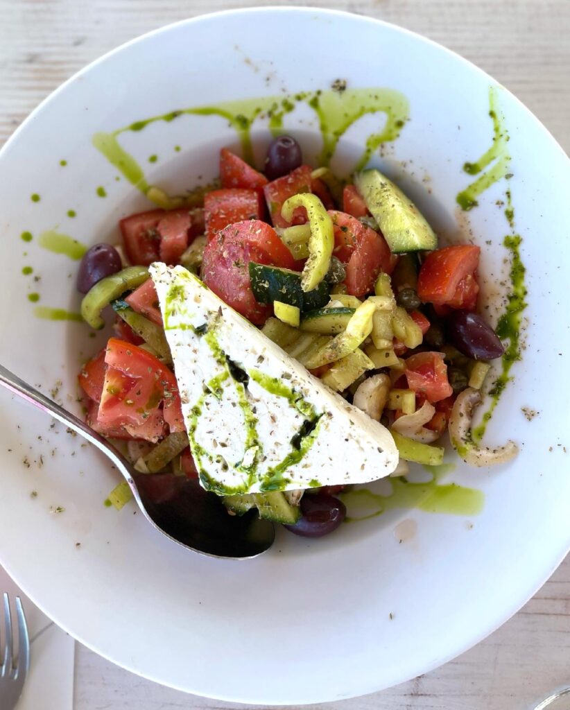 Nutrition After 50 Greek Salad and feta