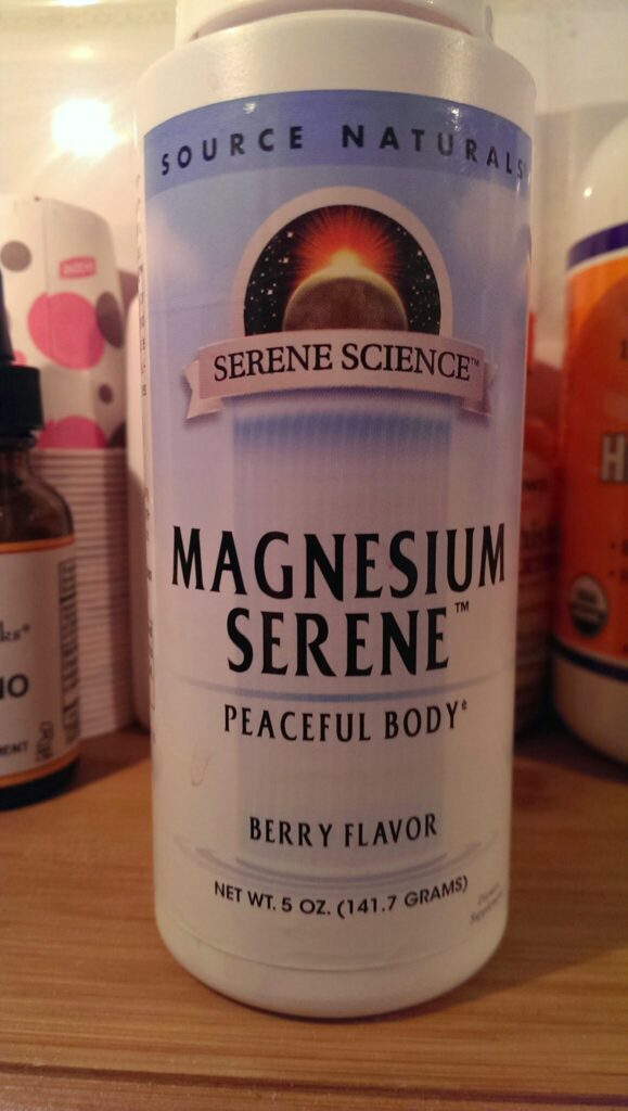 Magnesium citrate sleep powder is what our oldest daughter uses when she needs some help sleeping. 