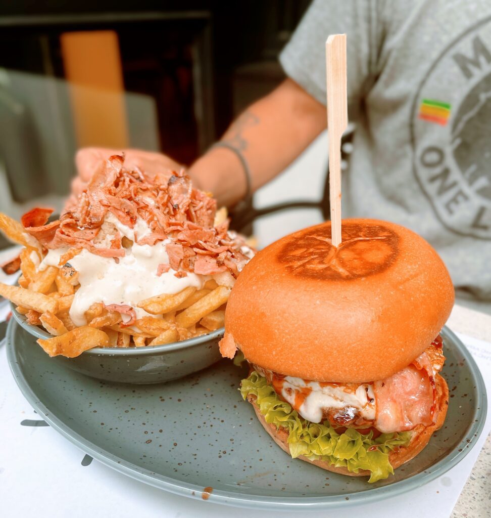 Nutrition After 50 Burger and fries