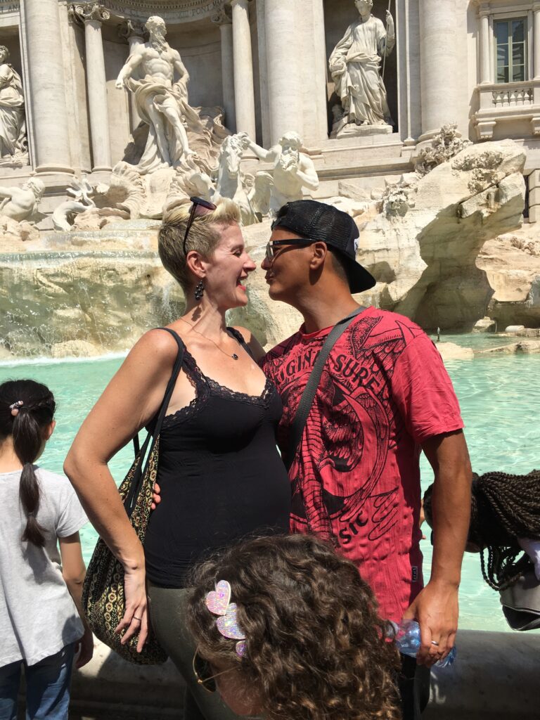 real health after 50 Shawn & Wendy Robinson Trevi fountain
