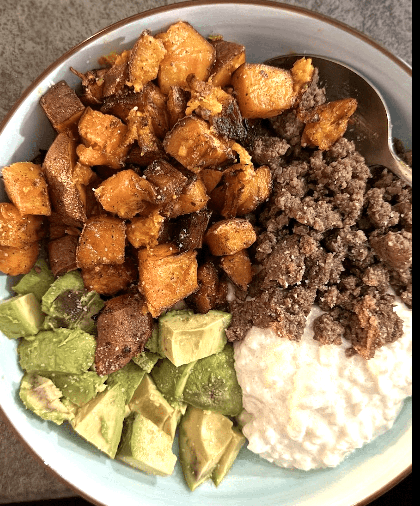 High protein keto friendly meal
