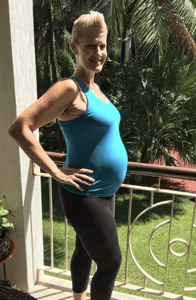 My most fit pregnancy was this 3rd one in my 40's. My other pregnancies were in my 20's.