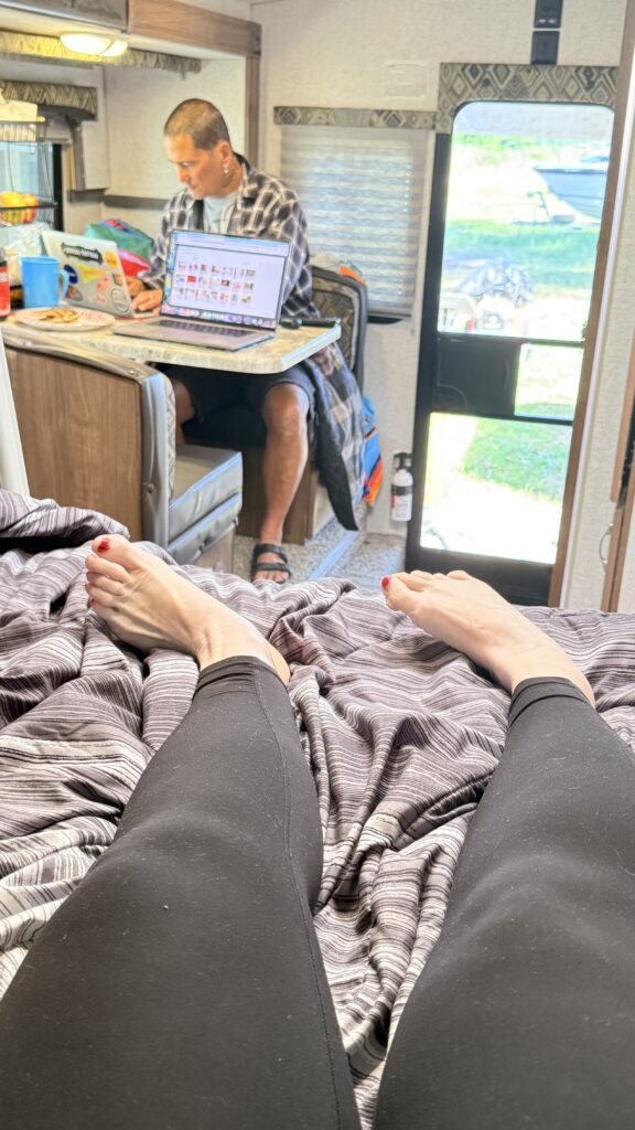 Morning Wake-up exercise routine in bed